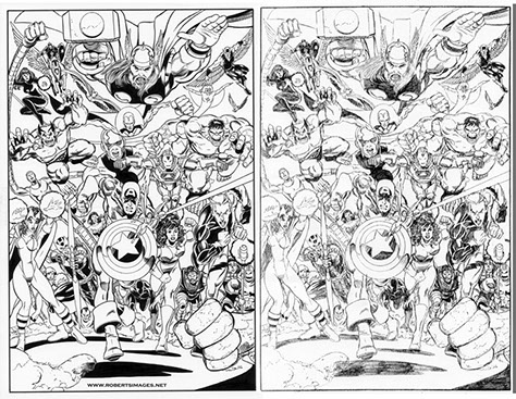 Avengers Inks