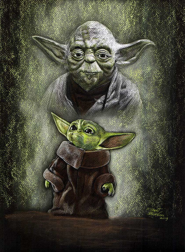 The Child, Baby Yoda by Robert Blancas