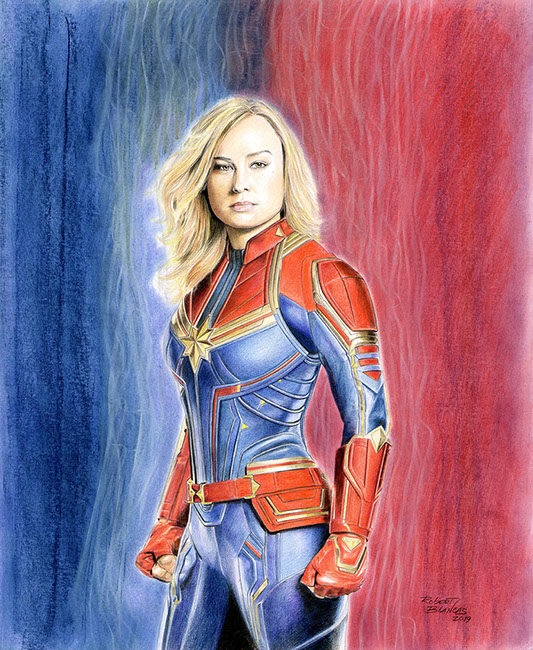 Captain Marvel by Robert Blancas