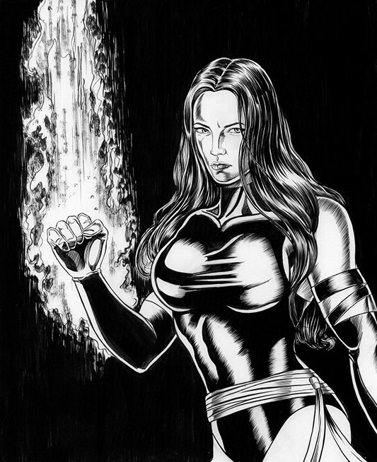 Psylocke by Robert Blancas