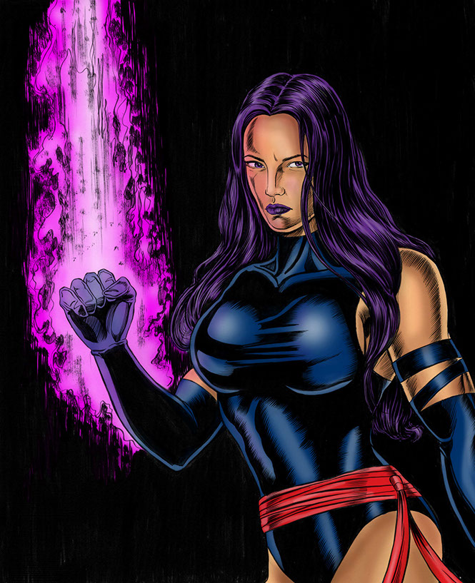 Psylocke by Robert Blancas