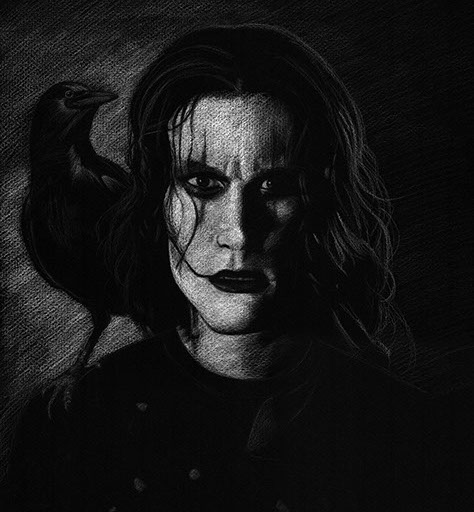The Crow Brandon Lee by Robert Blancas
