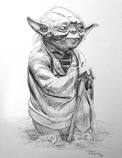 Yoda by Robert Blancas